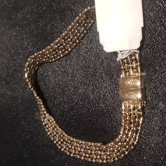 Liz Claiborne magnetic clasp weave pattern bracelet - Picture 7 of 8